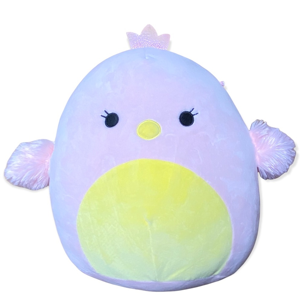SQUISHMALLOWS Harmony 12” Swan Chick Plush Stuffed Animal Pink Easter Toy